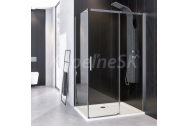 Aquatek ZEUS R33 Rohový sprchový kút 120x90x195cm, zásuvné dvere, chróm, číre sklo