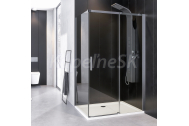 Aquatek ZEUS R33 Rohový sprchový kút 120x90x195cm, zásuvné dvere, chróm, číre sklo