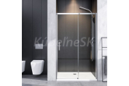 Aquatek ZEUS B2 Sprchové dvere do niky 130x195cm, posuvné dvere, chróm, číre sklo