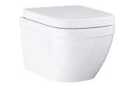 GROHE 39554000 EURO CERAMIC SET, WC závesné Rimless Triple Vortex+WC sedátko alpská biela