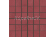 Rako BLEND WDM06810 mozaika - rektifikovaná bordó 30x30cm, 1.tr.