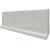 Rako TAURUS COLOR TSPJB003 sokel so žľabom 03 Light Grey 30x8cm, 1.tr.