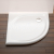 Ravak Vanička Flat ELIPSO PRO-90 white, liaty mramor, rádius R550 + sifón