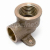 Comap 4472G nástenka, 2 otvory, pájkovaný spoj - vnútorný závit bronz, 12-1/2
