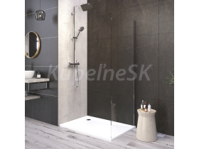 Aquatek TEKNOSOFT F1 bočná stena do kombinácie 90x200 cm sklo Číre profil Chróm