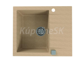 Alveus CADIT 10 kuchynský granitový drez so sifónom 59x50 - G-55 Beige