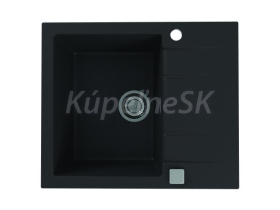 Alveus CADIT 10 kuchynský granitový drez so sifónom 59x50 - G-91 Black