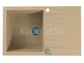 Alveus CADIT 20 kuchynský granitový drez so sifónom 79x50 - G-55 Beige