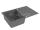 Alveus CADIT 20 kuchynský granitový drez so sifónom 79x50 - G-81 Beton