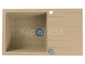 Alveus CADIT 40 kuchynský granitový drez so sifónom 86x50 - G-55 Beige