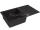 Alveus CADIT 40 kuchynský granitový drez so sifónom 86x50 - G-91 Black
