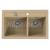 Alveus ATROX 50 kuchynský granitový drez so sifónom 79x50 - G-55 Beige