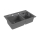 Alveus ATROX 50 kuchynský granitový drez so sifónom 79x50 - G-81 Beton