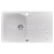 Alveus SENSUAL 30 kuchynský granitový drez so sifónom 85x52 - G-11 White