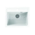 Alveus ATROX 30 kuchynský granitový drez so sifónom 59x50 - G-11 White, spodná montáž
