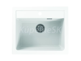 Alveus ATROX 30 kuchynský granitový drez so sifónom 59x50 - G-11 White, spodná montáž
