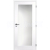 Doornite Profilované TAMPA Sklo DTD Biele interiérové dvere