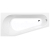 Polysan PROJEKTA L asymetrická vaňa 160x80x44cm, biela 20111