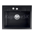 Novaservis Granitový drez s prepadom 48x58 cm grafit