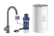 GROHE Red Mono stojánkový ventil M pre vriacu vodu, Brushed Hard Graphit, 30085AL1