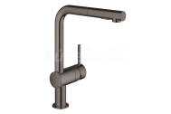 GROHE Minta Páková drezová batéria, vyťahovacia sprška, Hard Grafit 330274A00