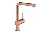 GROHE Minta Páková drezová batéria, vyťahovacia sprška, Warm Sunset 30274DA0