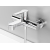 Ravak PURI Vaňová nástenná batéria 150 mm, PU 022.00/150, chróm + Cleaner Chrome