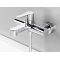 Ravak PURI Vaňová nástenná batéria 150 mm, PU 022.00/150, chróm + Cleaner Chrome