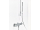 Ravak PURI Nástenná sprchová termostatická batéria, PU 033.00/150, chróm + Cleaner Chrome