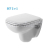 Duravit D-CODE 48 Set WC misa závesná+sedadlo masívne, Biela 325824