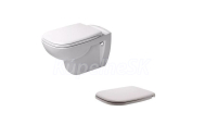 Duravit D-CODE 54 Set WC misa závesnáasedadlo Soft-Close, Biela 325823