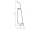 Korner EVO plastová soklová LIŠTA 70mm dľžka 2,5m na vedenie kábla, Biela 001E