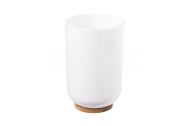 Aqualine SNOW pohár na postavenie, biela 7579