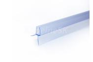 Aquatek 3-S6 Tesnenie pre sprchový kút, spodné, hrúbka skla 6mm, dĺžka 2000mm, 2x1m