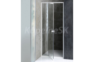 Aqualine AMICO 80 sprchové dvere do niky 820-1000x1850 mm Číre/Biela Pivotové dv.