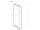 Aqualine AMICO 80 sprchové dvere do niky 820-1000x1850 mm Číre/Biela Pivotové dv.