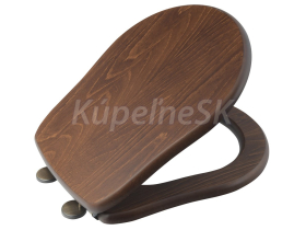 Kerasan RETRO WC sedátko, orech/bronz