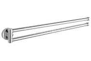 Aqualine SAMBA držiak uterákov otočný dvojitý 450mm, chróm SB121