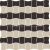 Paradyz MODERNIZM NERO MOZAIKA PRASOWANA K.3,6X4,4 MIX B 30,86X30,86