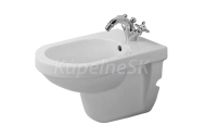 Duravit HAPPY D. bidet závesný 36x54cm, biela, s úpravou WonderGliss, 02561500001
