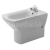 Duravit CARO bidet stojaci, biela, 36x64cm, s úpravou WonderGliss, 02901000001