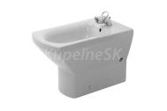 Duravit CARO bidet stojaci, biela, 36x64cm, s úpravou WonderGliss, 02901000001