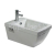 Duravit 2ND FLOOR bidet závesný, 37x54cm, biela, 2235150000