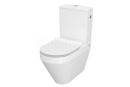 Cersanit CREA WC-Kombi CleanOn a sedátko SLIM SC a nádržka, Biela oválne K114-023aK673-004