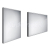 Nimco LED zrkadlo 600x800mm, 41W, 4000-4500K, čierne, ZPC 13002-90