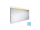 Nimco LED zrkadlo 1400x700mm, 21W, 2700K-6000K, dotykový senzor, ZP 23008V