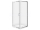 Cersanit ZIP Dvere do niky / Dvere pre sprchový kút 90x190cm, Chróm, Číre sklo S154-006