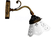 Sapho BARI svietidlo E14, 40W, 230V, keramické tienitko, bronz MC811