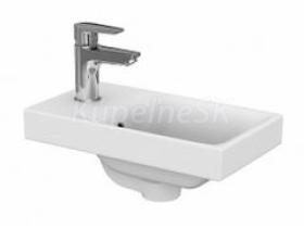 Cersanit MODUO Umývadlo nábytkové 40X22 BOX s prepadom, otvor pre bat, Biela K116-016