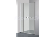 Arttec COMFORT C2 Sprchové lietacie dvere do niky 92-97x195 cm,sklo Číre,rám Chróm